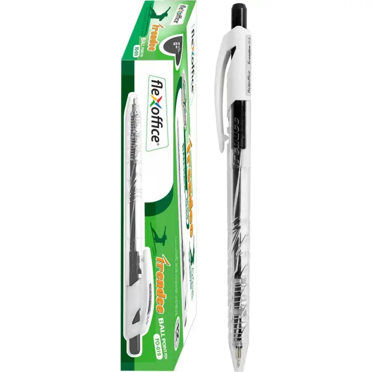 Автоматическая шариковая ручка Flexoffice trendee FO-019 BLACK