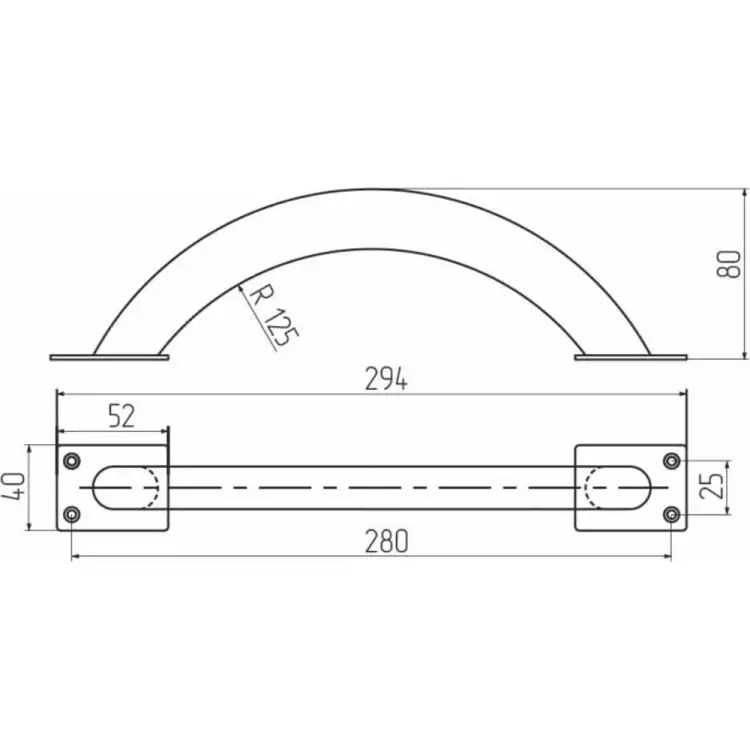 Дверная ручка Шепард А-280 15991