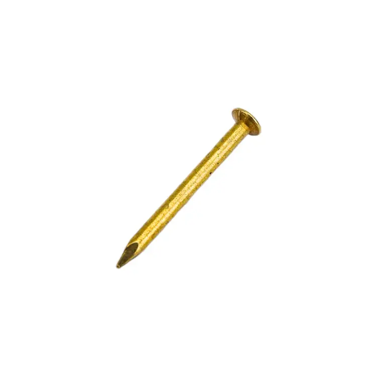 Латунированный стальной закаленный гвоздь ЕВРОПАРТНЕР 2х25 30 шт. 13 7379 1