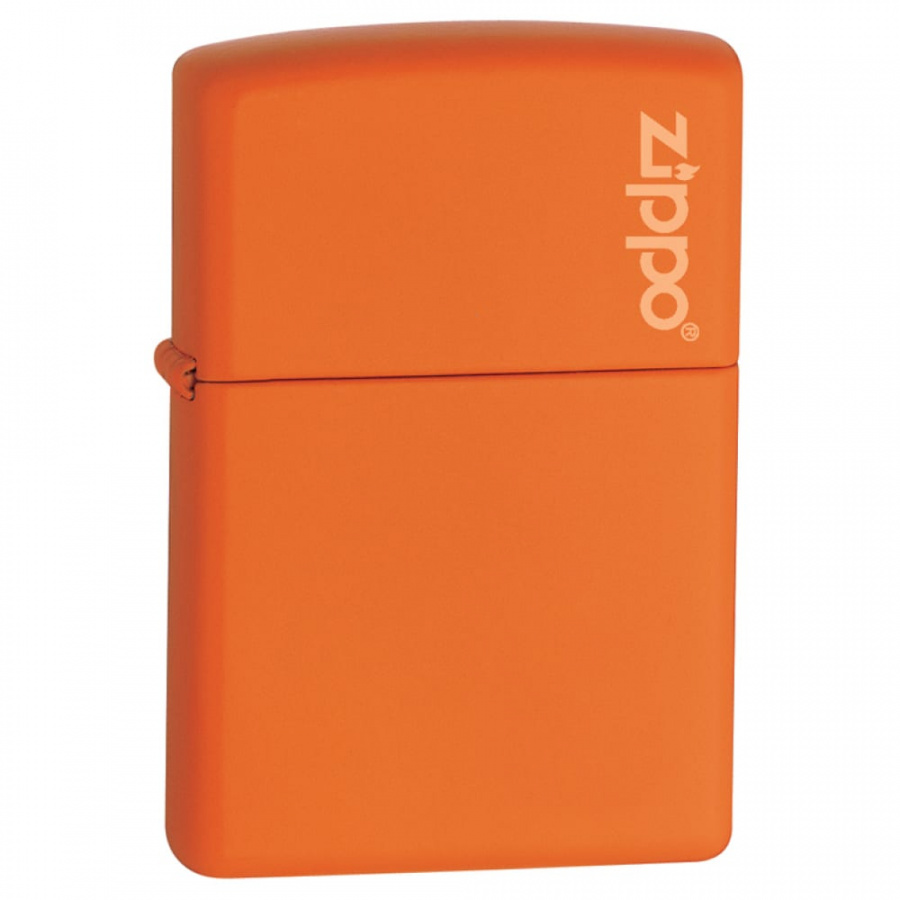 Зажигалка Zippo Orange Matte Logo