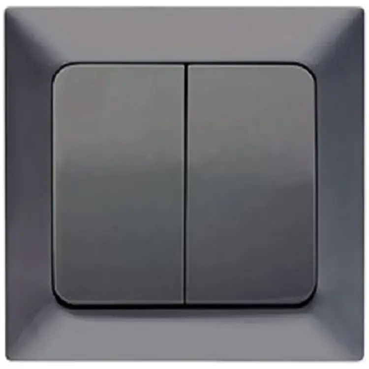 Двухклавишный выключатель NE-AD Aras 93-121-03