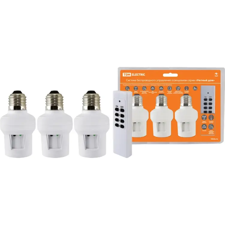 Цоколь TDM ELECTRIC диммер ПУ3-П2.3-Е27 SQ1508-0203