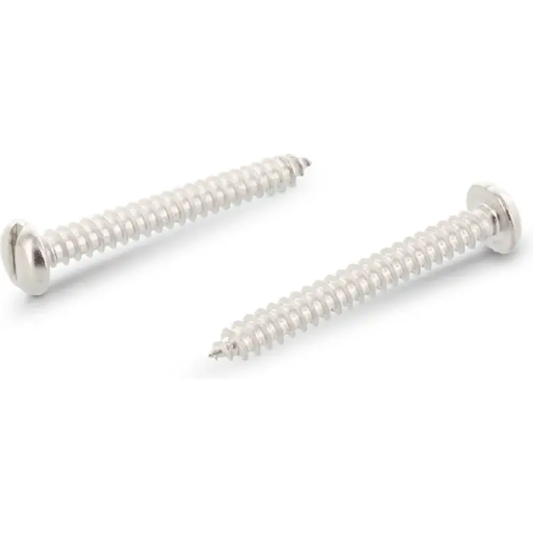 Нержавеющий саморез Metiz-A2 DIN 7971, M3.9х19 мм, А2, цилиндр, прямой. шлиц, 10 шт. 797123919 10