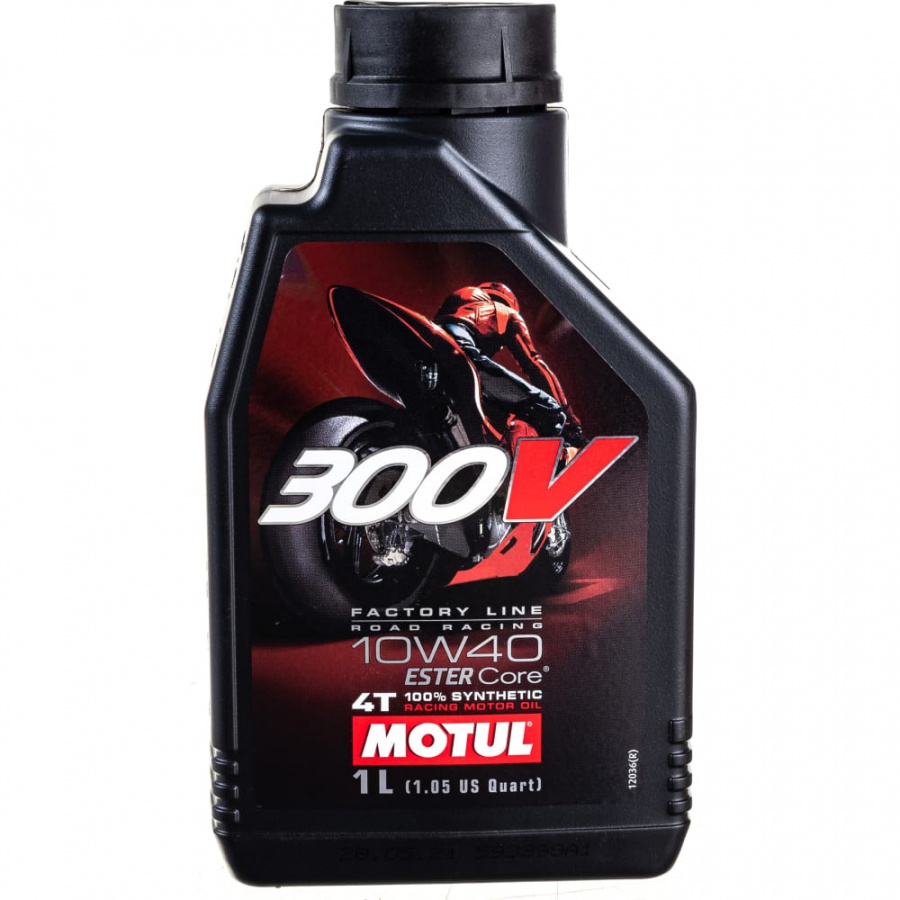 Моторное масло для мотоциклов MOTUL 300 V 4T FL Road Racing SAE 10W40