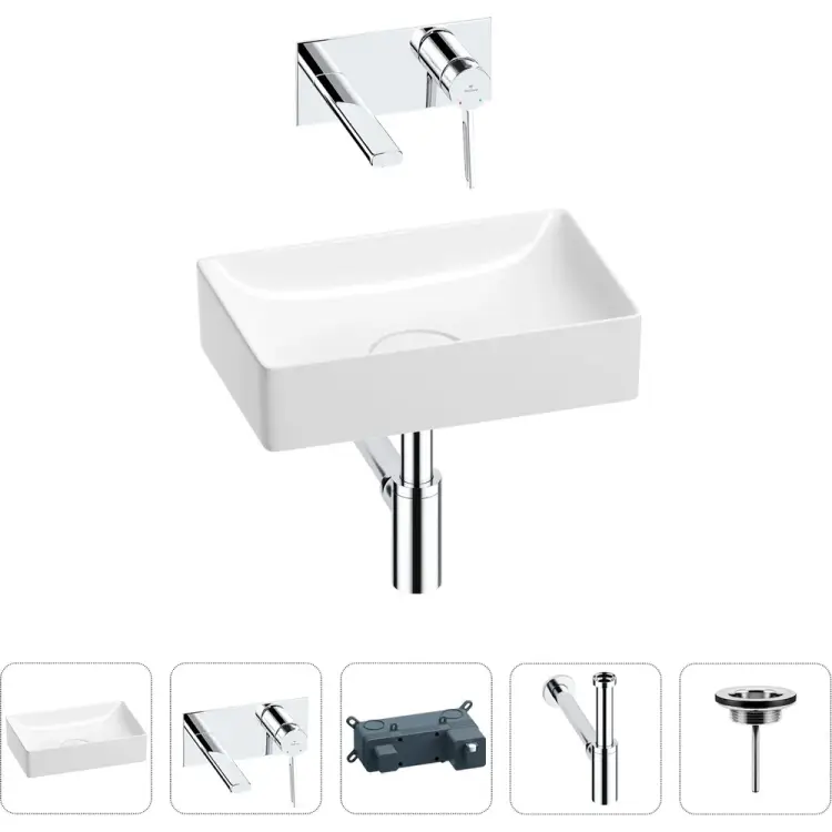 Раковина для ванной Wellsee Pure BY 201002536