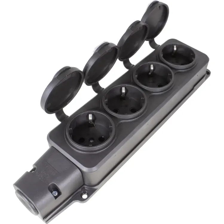 Электрическая розетка RUICHI РТ-001-4 115562 Электрическая розетка RUICHI РТ-001-4 115562