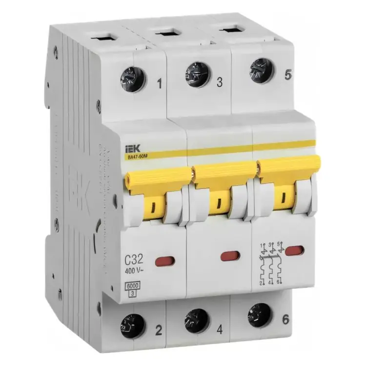 Автоматический выключатель IEK ВА47-60M MVA31-3-032-C