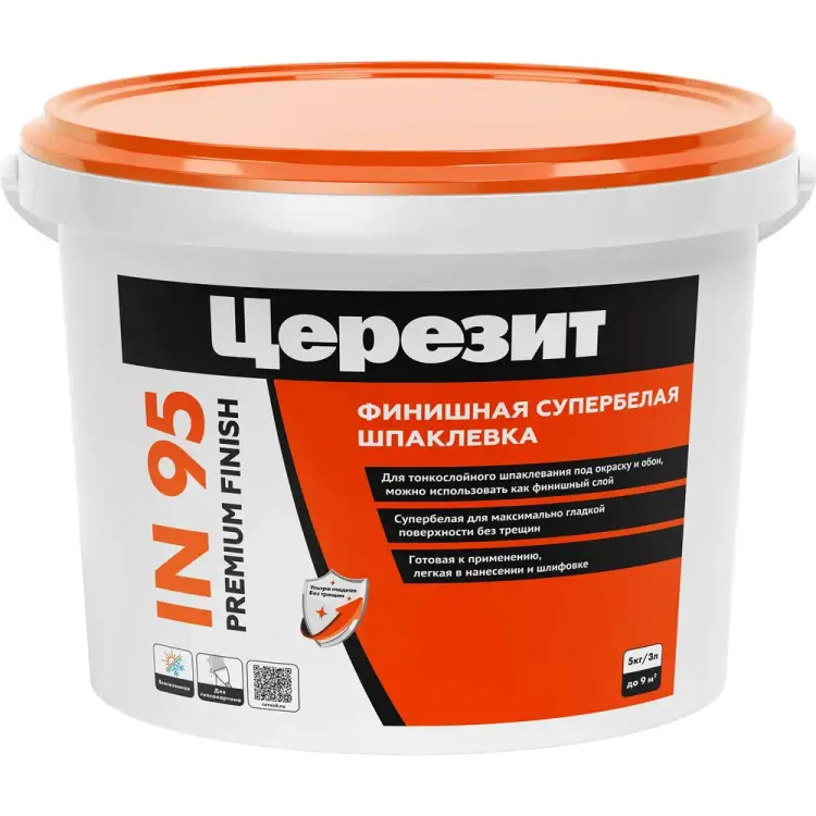 Универсальная готовая полимерная шпаклевка Церезит IN 95 52712 2247429 Универсальная готовая полимерная шпаклевка Церезит IN 95 52712 2247429