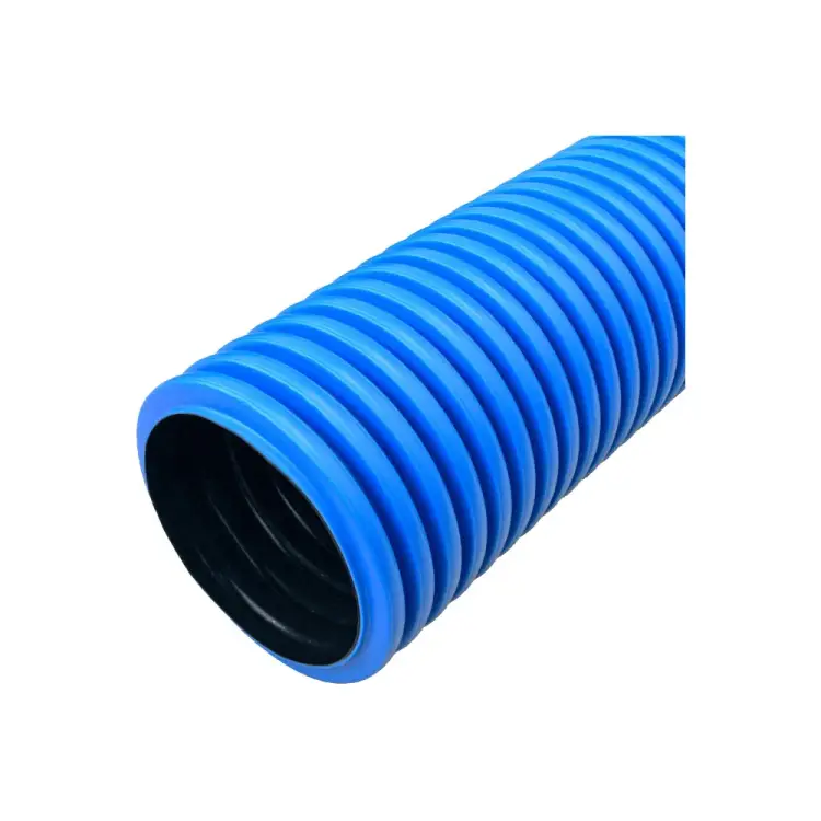 Двустенная жесткая гофрированная труба ПНД Промрукав тип 750 SN19 PR15.0074 Двустенная жесткая гофрированная труба ПНД Промрукав тип 750 SN19 PR15.0074