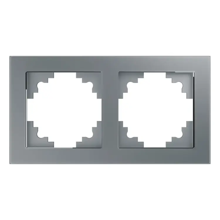 Горизонтальная двухместная рамка STEKKER Катрин GFR00-7002-03 39532