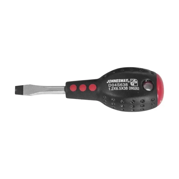 Шлицевая отвертка Jonnesway FULL STAR D04S638 Шлицевая отвертка Jonnesway FULL STAR D04S638