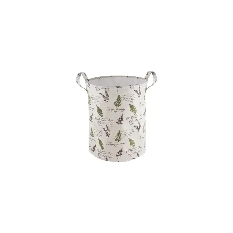 Тканевая корзина для белья Рыжий кот TLB-02 Листья 312193