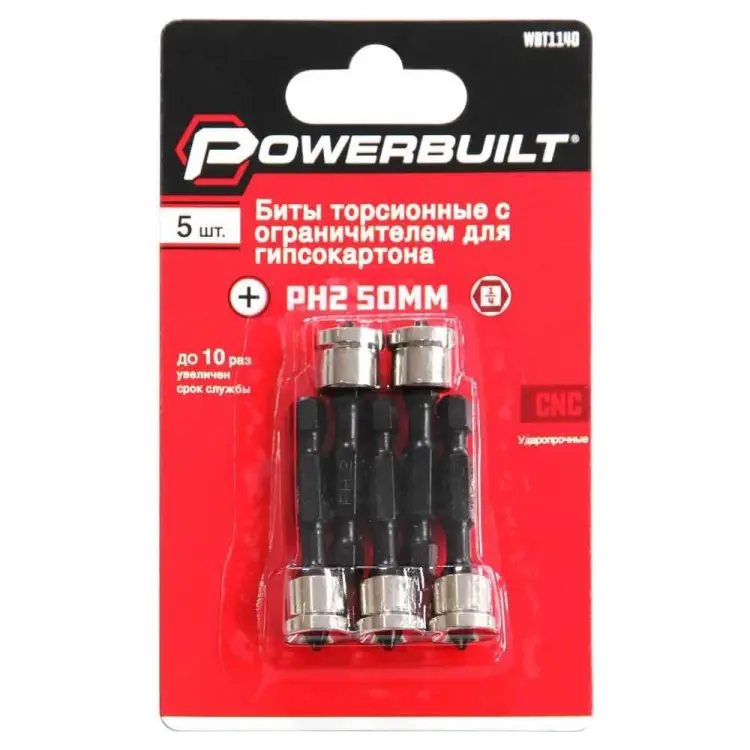 Торсионные биты TORGWIN Powerbuilt WBT1140 Торсионные биты TORGWIN Powerbuilt WBT1140