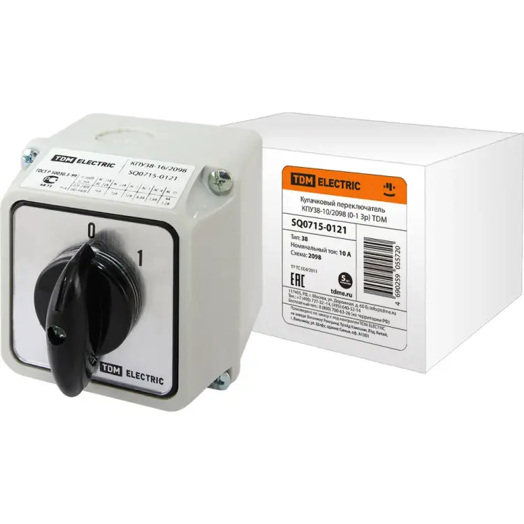 Переключатель TDM ELECTRIC КПУ38-10/2098 SQ0715-0121