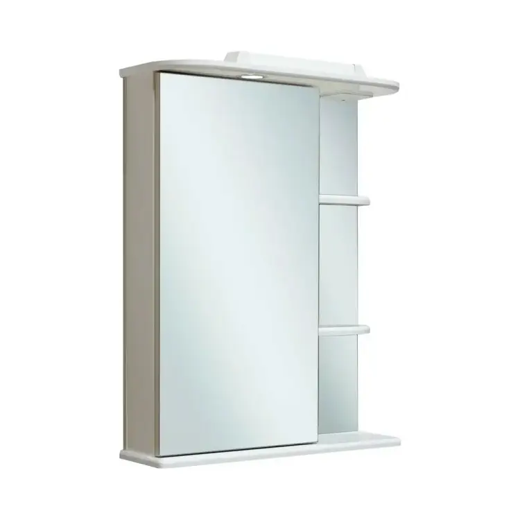 Левый зеркальный шкаф Runo Магнолия 50 00000000607