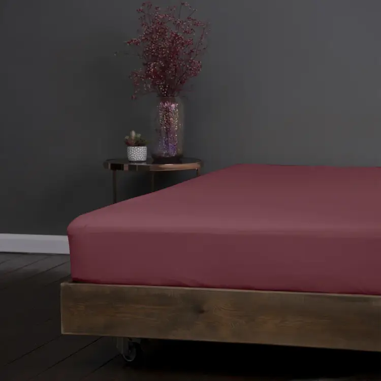 Простыня на резинке KUPU-KUPU VIOLETT KPM-90/марсала