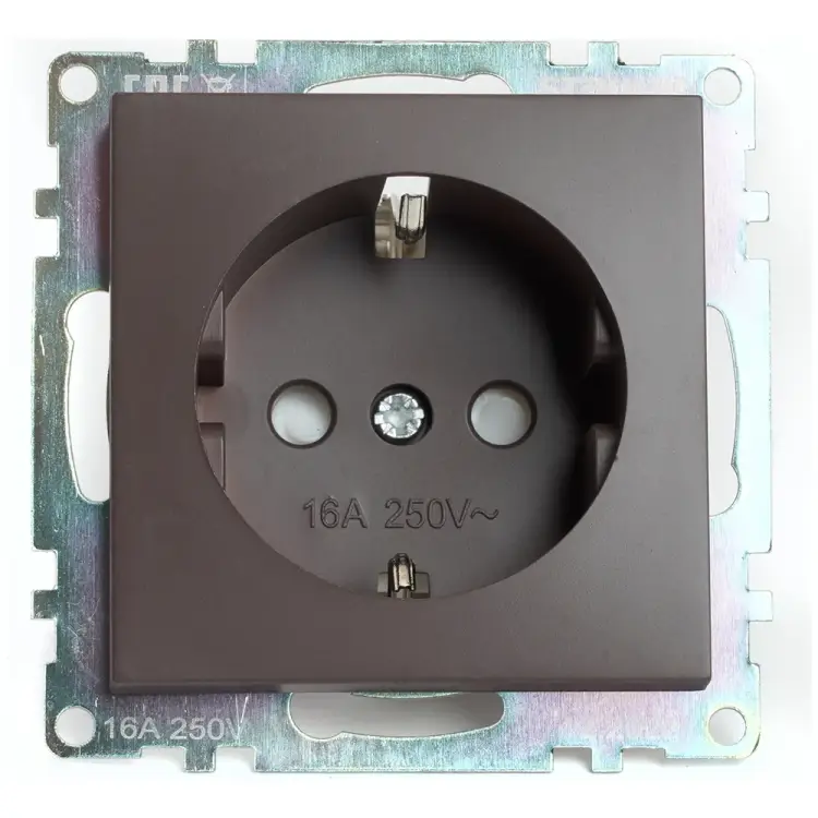 1-местная розетка STEKKER GLS16-7110-04 серия Катрин 49028