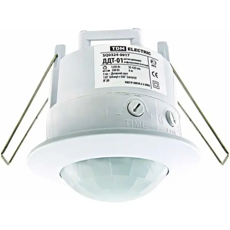 Точечный датчик движения TDM ELECTRIC ДДТ-01 SQ0324-0017