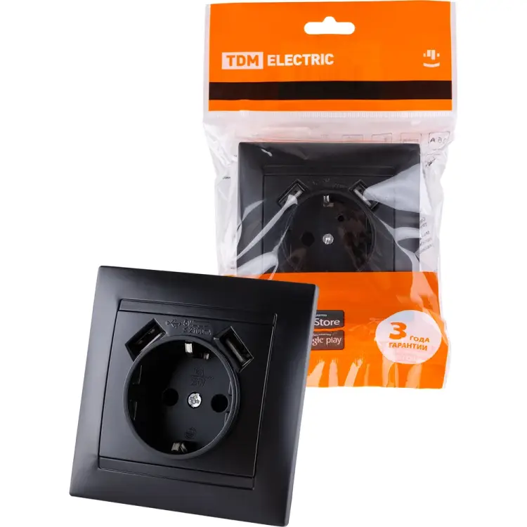 Розетка TDM ELECTRIC Лама SQ1815-0642