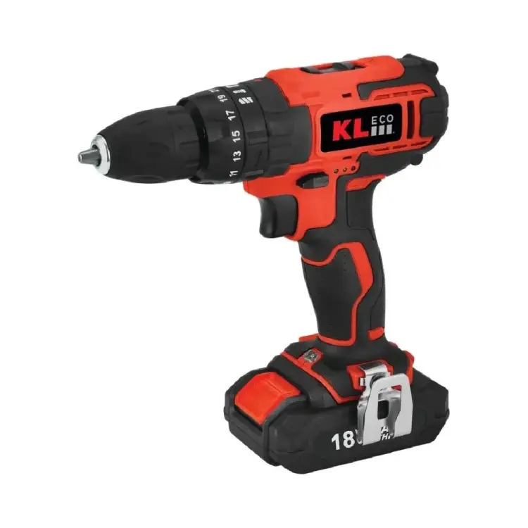 Ударная аккумуляторная дрель-шуруповерт KLECO KE18DM-20DB 12040 Ударная аккумуляторная дрель-шуруповерт KLECO KE18DM-20DB 12040