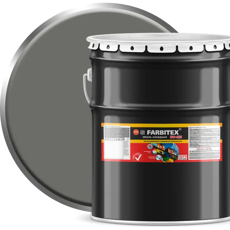 Алкидная эмаль Farbitex ПФ-115 4300001659
