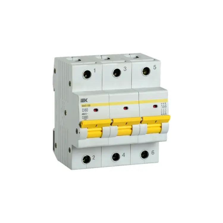 Автоматический выключатель IEK ВА47-150 MVA50-3-080-D