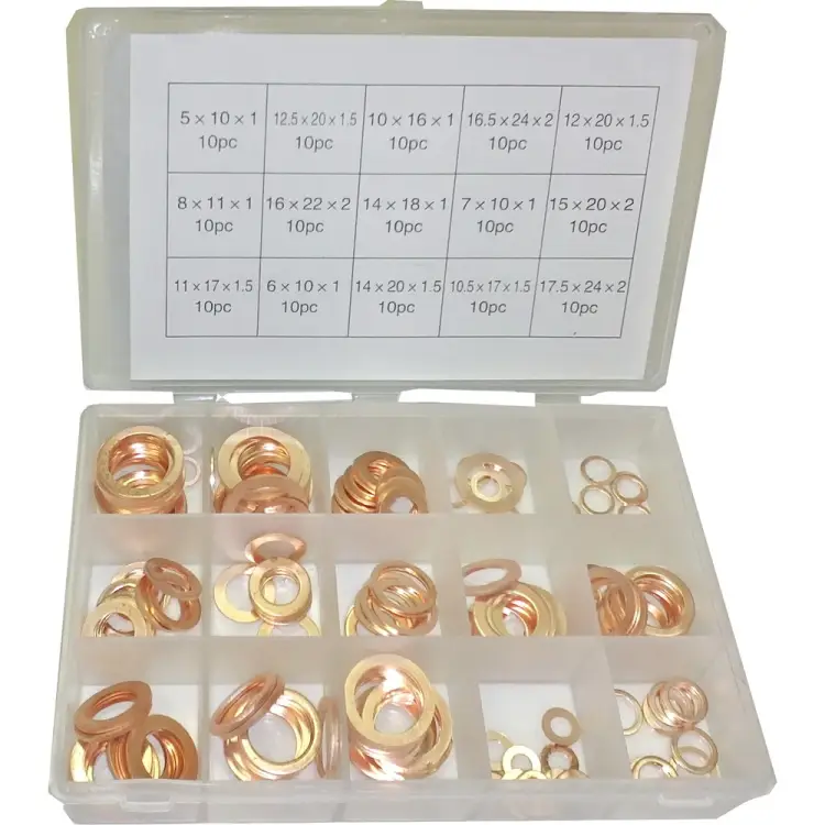 Набор медных шайб Дали-Авто DA-01456