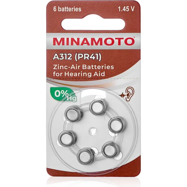 Слуховая батарейка MINAMOTO 88312
