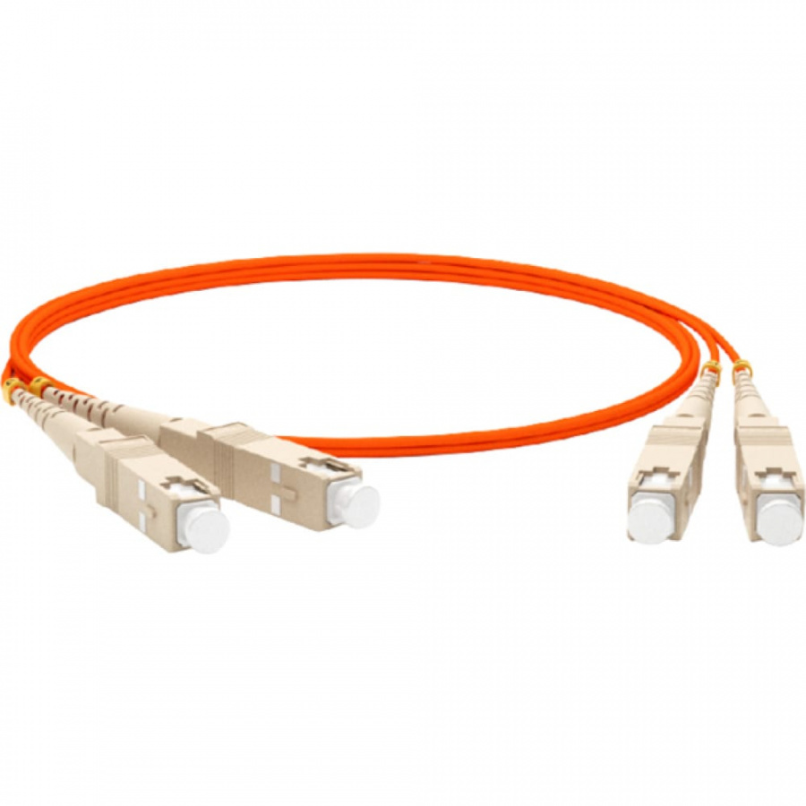 Волоконно-оптический шнур Hyperline FC-D2-62-SC/PR-SC/PR-H-5M-LSZH-OR