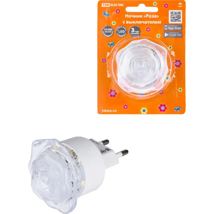 Ночник TDM ELECTRIC Роза SQ0357-0032