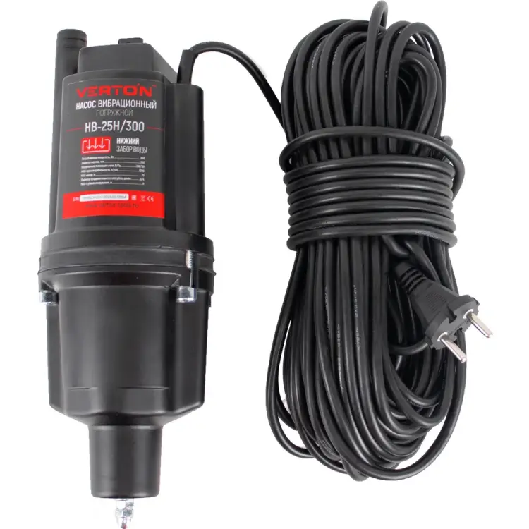 Вибрационный насос VERTON НВ-25Н/300 01.10945.10954
