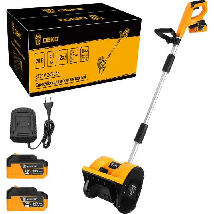 Аккумуляторный снегоуборщик DEKO ST21V 085-4444