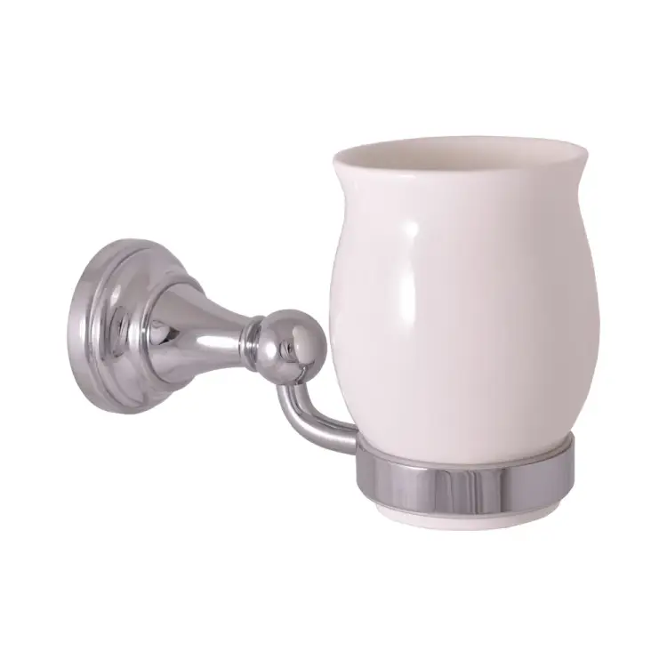 Одинарный фаянсовый держатель RavSlezak MKA0201 Одинарный фаянсовый держатель RavSlezak MKA0201