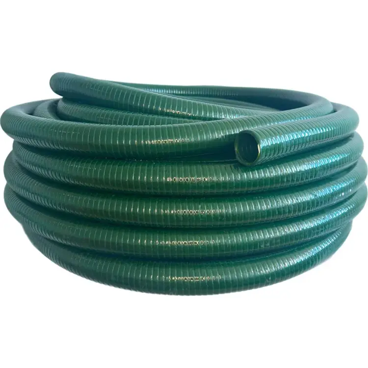 Напорно-всасывающий спирально-армированный шланг НОВЭМ СЕВЕР Север_10атм_75мм_15м, зеленый