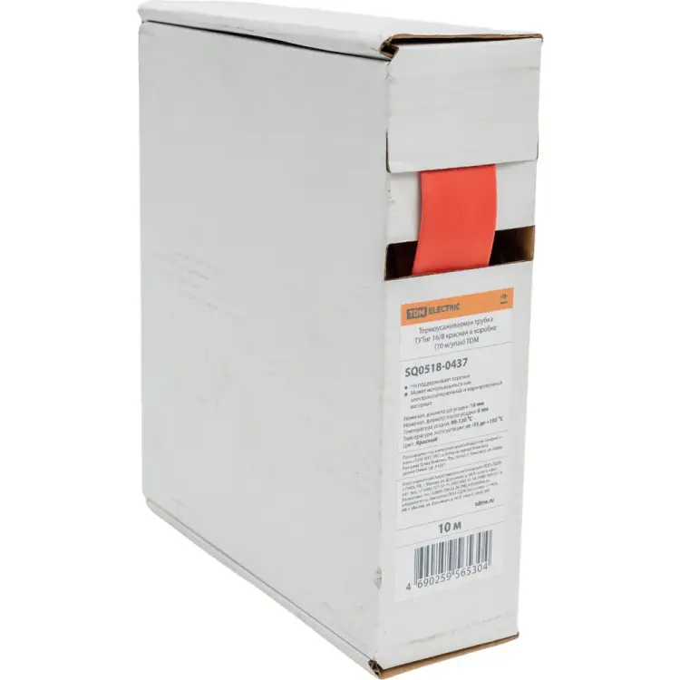 Термоусаживаемая трубка TDM ELECTRIC ТУТнг 16/8 SQ0518-0437