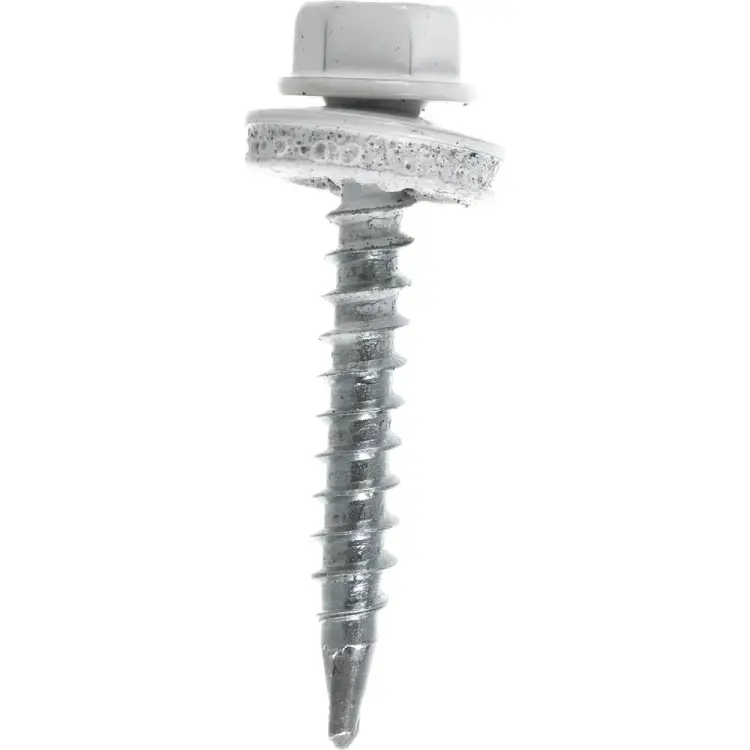 Кровельный саморез Саморезик 4,8х3835 RAL9003 RR20 сигнальный белый (250 шт.) SKRAL9003-4,8х38 -250