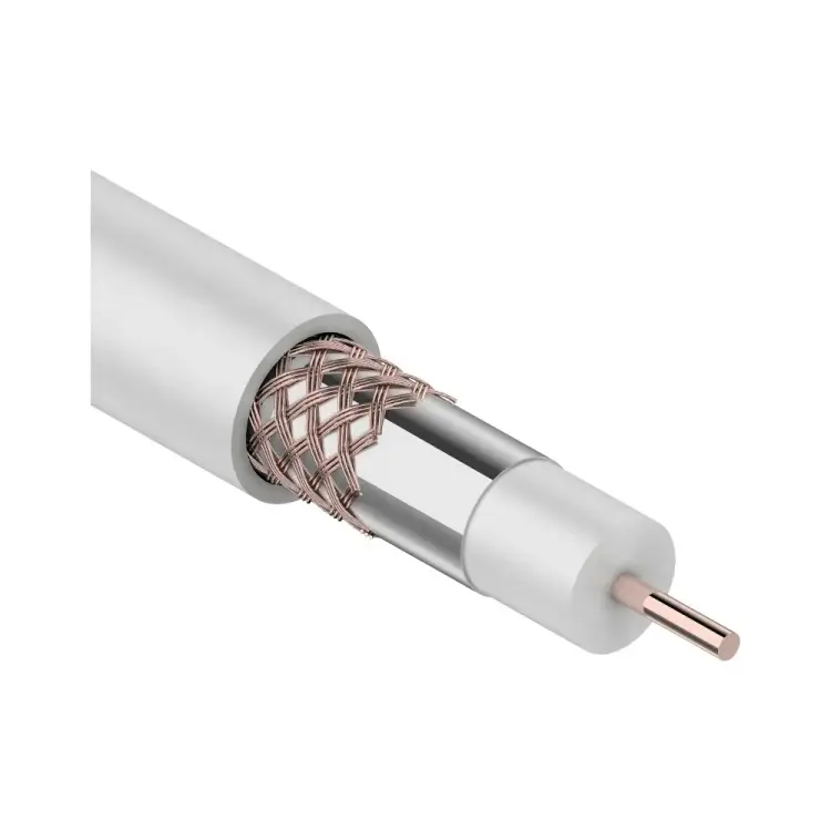 Коаксиальный кабель REXANT RG-6U+Cu 01-2231