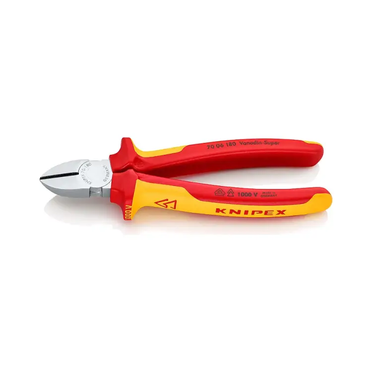 Боковые кусачки Knipex KN-7006180SB Боковые кусачки Knipex KN-7006180SB