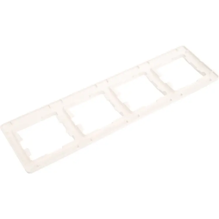 Горизонтальная четырехместная рамка Systeme Electric Glossa GSL000904