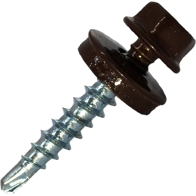 Самосверлящий винт HARDWEX ТМ HWX2-W-P5-4.8x35 мм. св.№1, RAL 8017 (250 шт.) 5190000002168