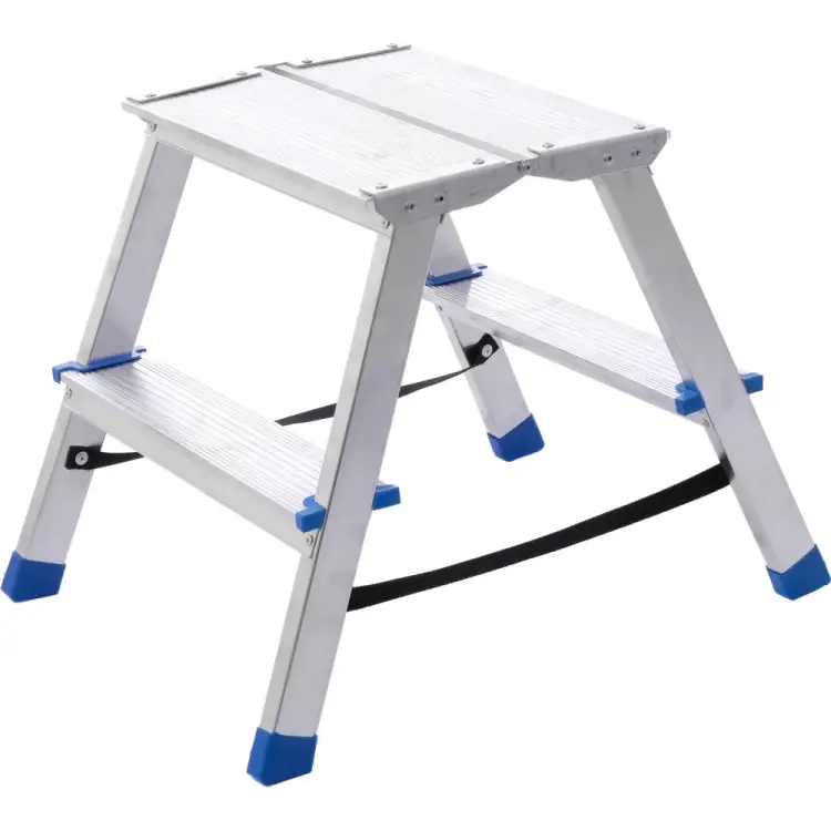 Двухсторонняя алюминиевая стремянка STAIRS AMP202 Двухсторонняя алюминиевая стремянка STAIRS AMP202