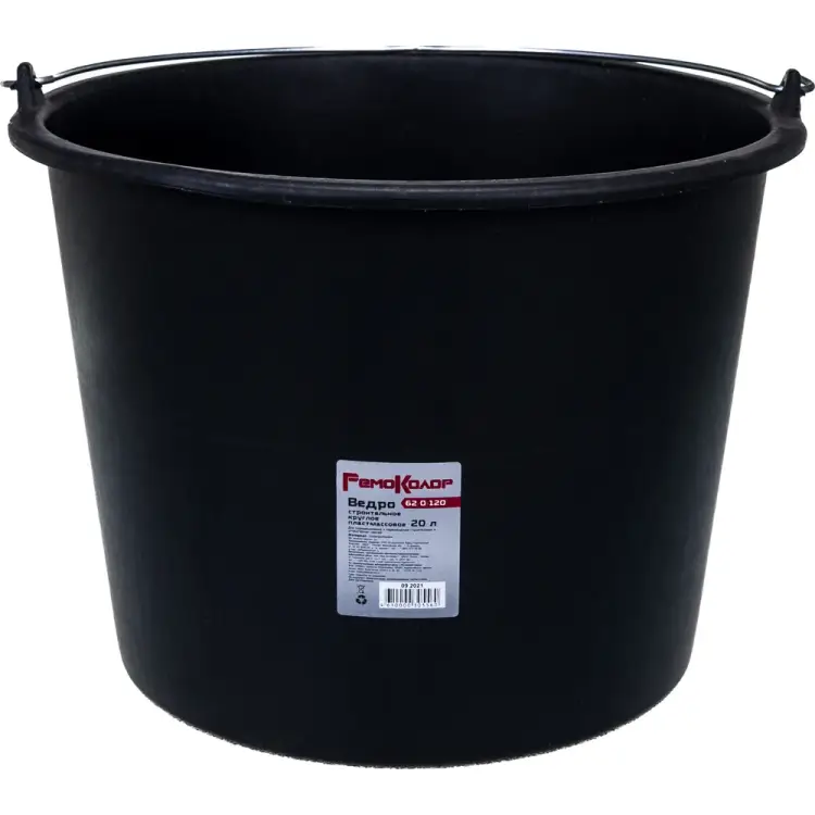 Строительное круглое ведро РемоКолор 62-0-120 Строительное круглое ведро РемоКолор 62-0-120