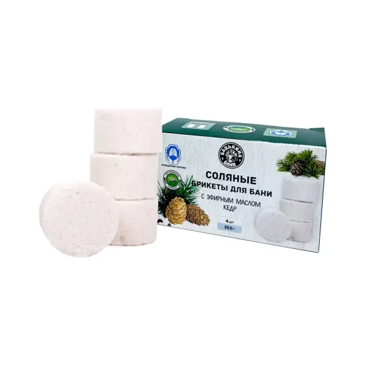 Соляные брикеты для бани Бацькина баня 23017 Соляные брикеты для бани Бацькина баня 23017