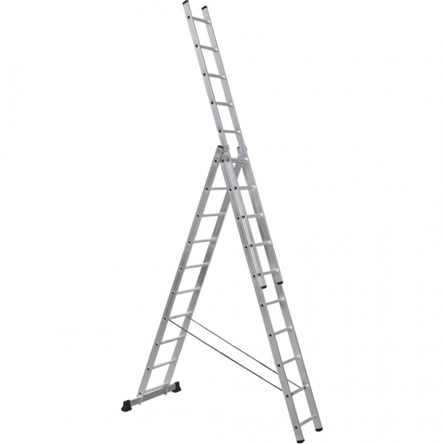 Алюминиевая трехсекционная лестница-стремянка SevenBerg 920310