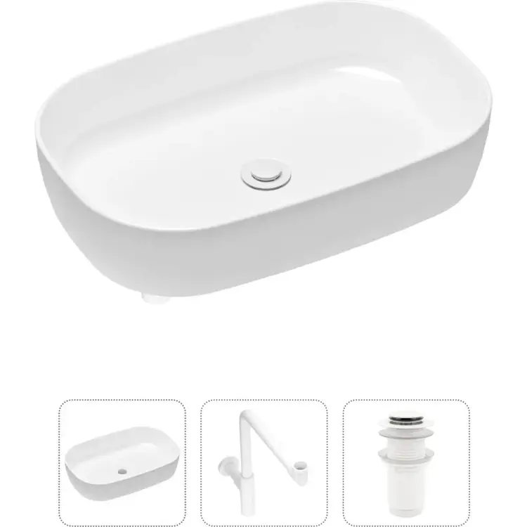 Накладная раковина для ванной Lavinia Boho Bathroom Sink Slim 21520107