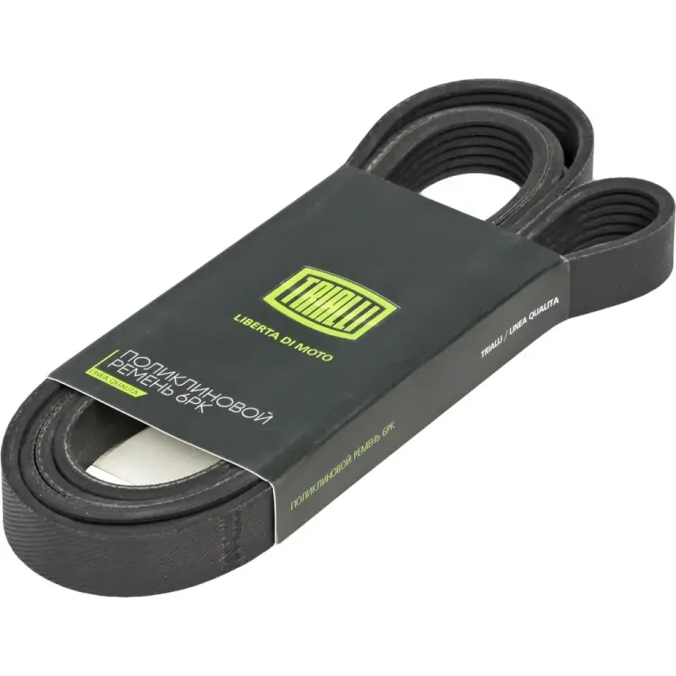 Ремень приводной для автомобилей Hyndai Solaris 1.4i/1.6i TRIALLI 6PK2138 Ремень приводной для автомобилей Hyndai Solaris 1.4i/1.6i TRIALLI 6PK2138