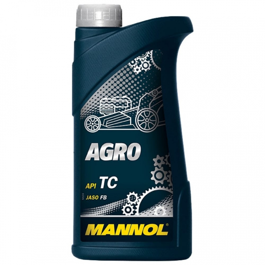 Минеральное моторное масло для садовой техники MANNOL 4-TAKT AGRO SAE 30