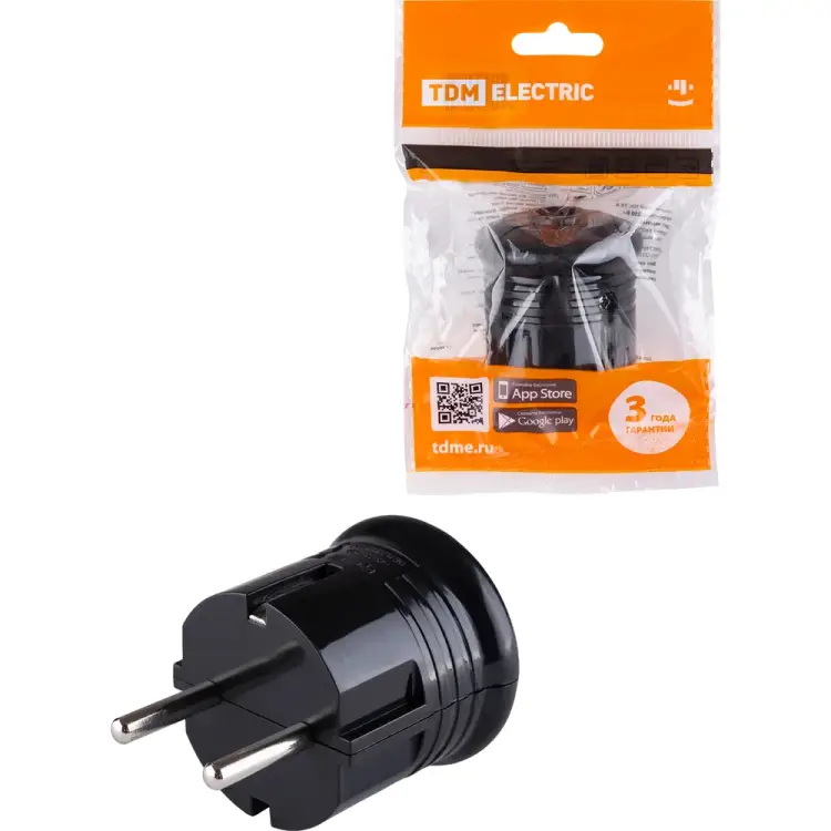 Круглая вилка TDM ELECTRIC SQ1806-0200