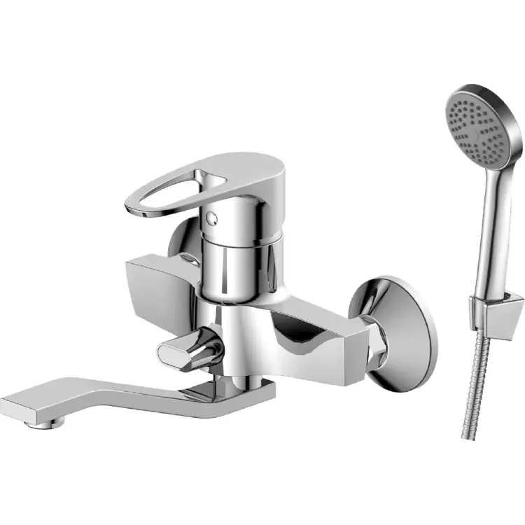 Универсальный одноручный смеситель для ванны decoroom DR70044