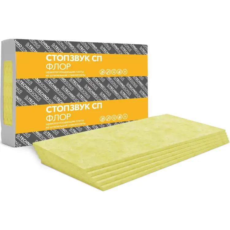 Плита шумопоглощающая Техносонус СтопЗвук СП Флор 1300400017 Плита шумопоглощающая Техносонус СтопЗвук СП Флор 1300400017
